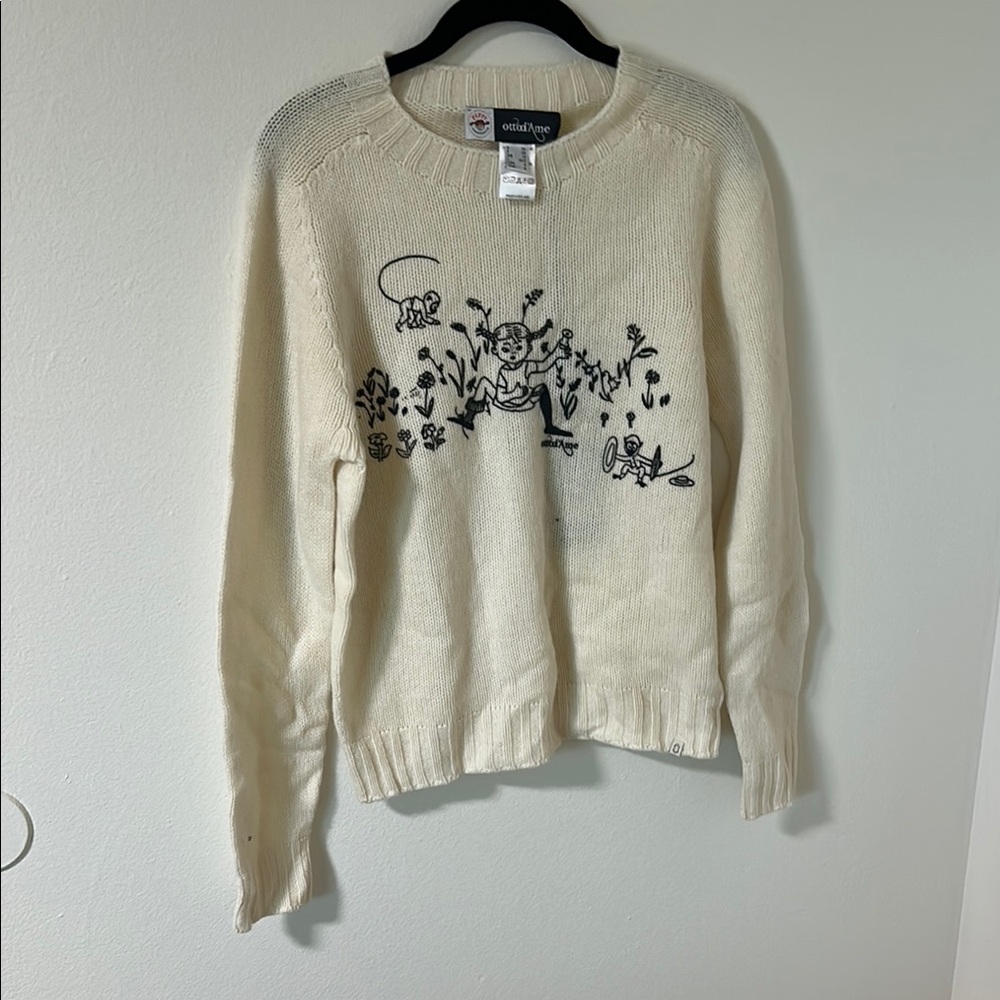 Ootod’Ame Pippi Longstocking Sweater, brand new